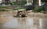 آغاز لایروبی رودخانه خرمرود آغاز لایروبی رودخانه خرمرود