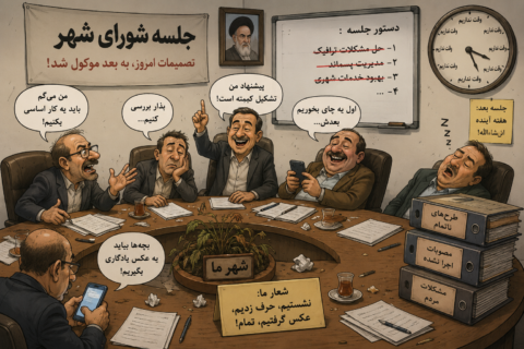 شورای شهر جایی که چرخ‌های توسعه فقط روی میزِ جلسات می‌چرخند❗️